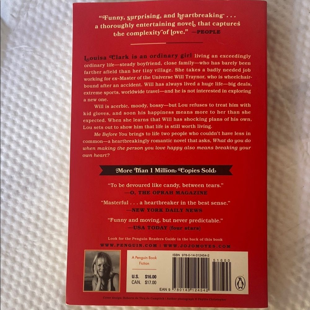 'Me Before You' by JoJo Moyes paperback very good condition - Picture 3 of 3